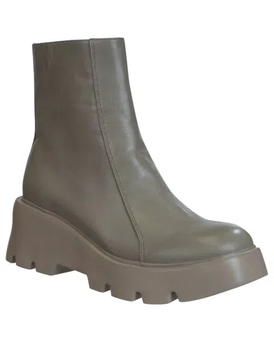 Naked Feet Women's Xenus Platform Ankle Boots In Greige In Grey