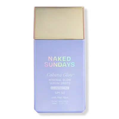 Naked Sundays Cabanaglow Mineral Glow Drops Spf 50 Sunscreen - Illuminating