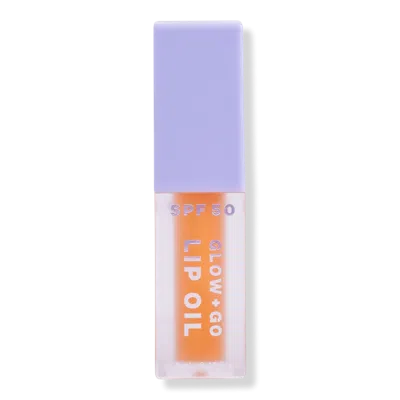 Naked Sundays Go + Glow Lip Oil With Spf 50 - Salted Caramel In Brown