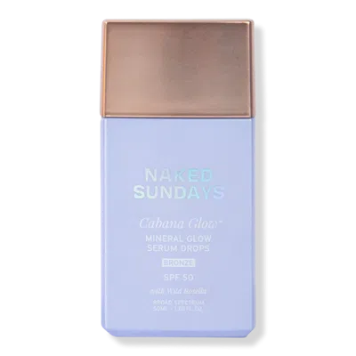 Naked Sundays Mineral Bronzing Drops Spf50 Sunscreen - Bronze In Brown