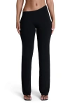 Naked Wardrobe Asymmetric Bootcut Pants In Black