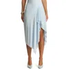 Naked Wardrobe Asymmetric Ruffle Midi Skirt