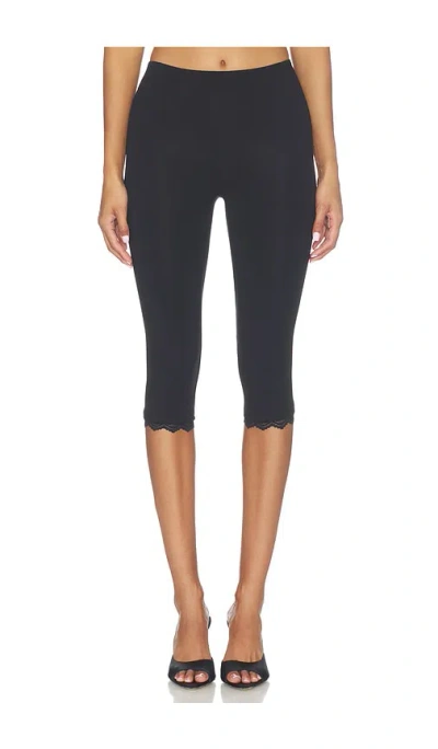 Naked Wardrobe Body Flex Crop Legging In Black