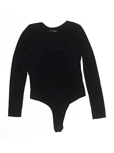 Pre-owned Naked Wardrobe Bodysuit In Black