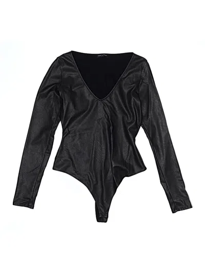 Pre-owned Naked Wardrobe Bodysuit In Black
