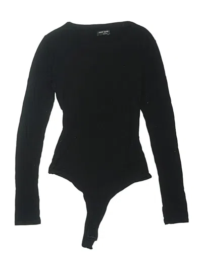 Pre-owned Naked Wardrobe Bodysuit In Black