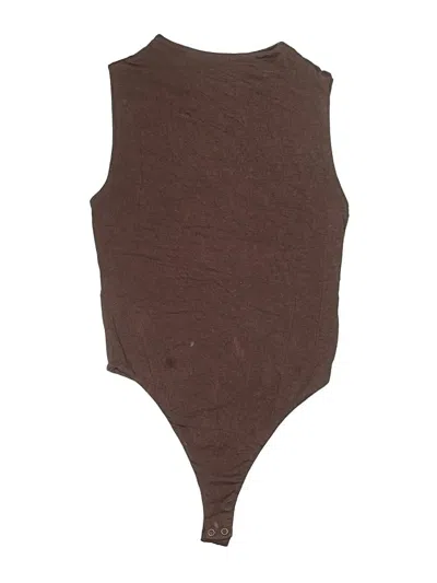Pre-owned Naked Wardrobe Bodysuit In Brown
