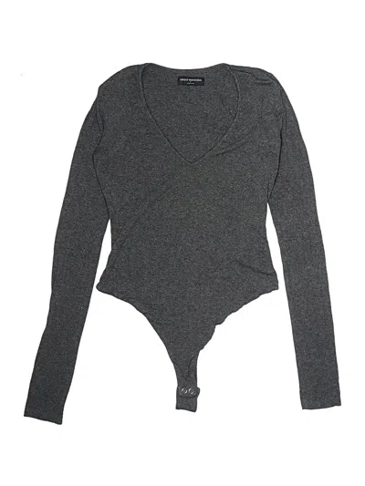 Pre-owned Naked Wardrobe Bodysuit In Gray