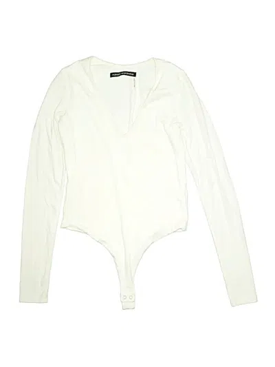 Pre-owned Naked Wardrobe Bodysuit In Ivory