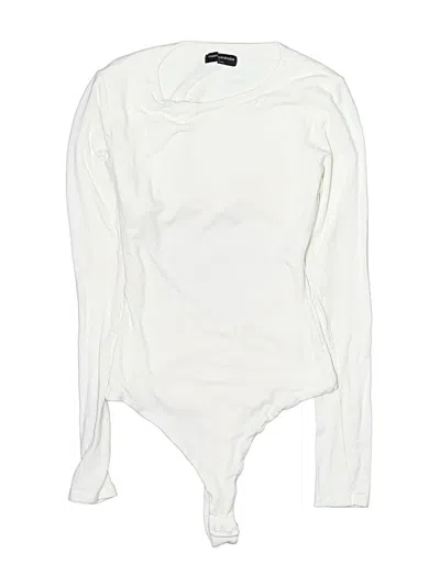Pre-owned Naked Wardrobe Bodysuit In White