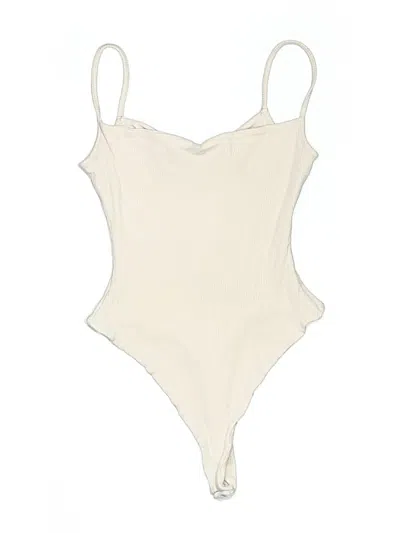 Pre-owned Naked Wardrobe Bodysuit In White