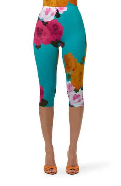 Naked Wardrobe Capri Leggings In Green
