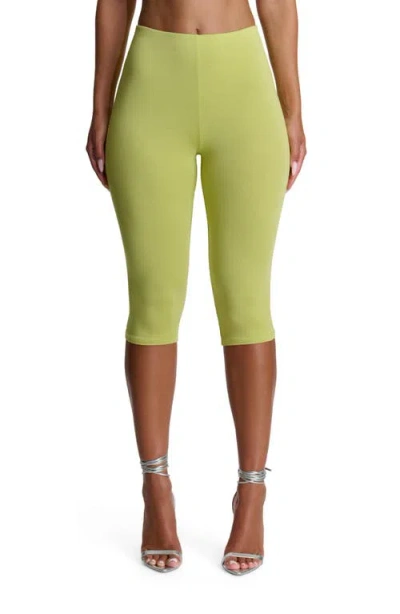 Naked Wardrobe Capri Leggings In Gray