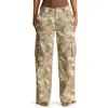 Naked Wardrobe Cargo Pants In Natural Camo