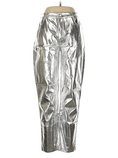 Pre-owned Naked Wardrobe Casual Pants In Silver