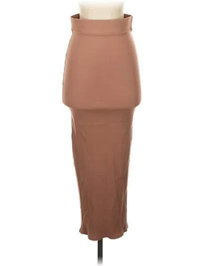 Pre-owned Naked Wardrobe Casual Skirt In Brown