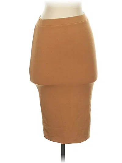 Pre-owned Naked Wardrobe Casual Skirt In Brown
