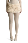 Naked Wardrobe Chiffon Skort In Creme