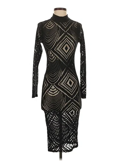 Pre-owned Naked Wardrobe Cocktail Dress In Black