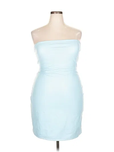 Pre-owned Naked Wardrobe Cocktail Dress In Blue