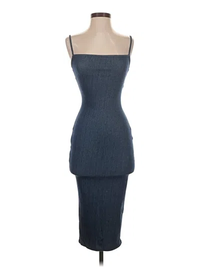 Pre-owned Naked Wardrobe Cocktail Dress In Blue