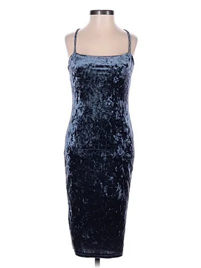 Pre-owned Naked Wardrobe Cocktail Dress In Blue