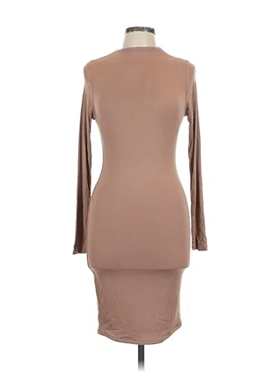 Pre-owned Naked Wardrobe Cocktail Dress In Brown