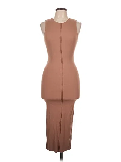 Pre-owned Naked Wardrobe Cocktail Dress In Brown