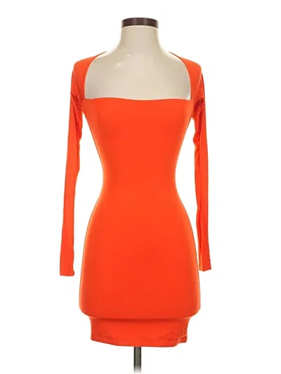 Pre-owned Naked Wardrobe Cocktail Dress In Orange