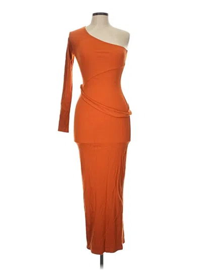 Pre-owned Naked Wardrobe Cocktail Dress In Orange