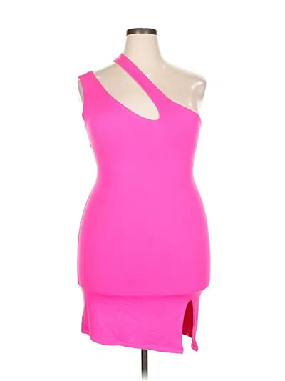 Pre-owned Naked Wardrobe Cocktail Dress In Pink