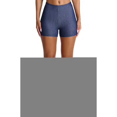 Naked Wardrobe Denim Fit Shorts In Blue