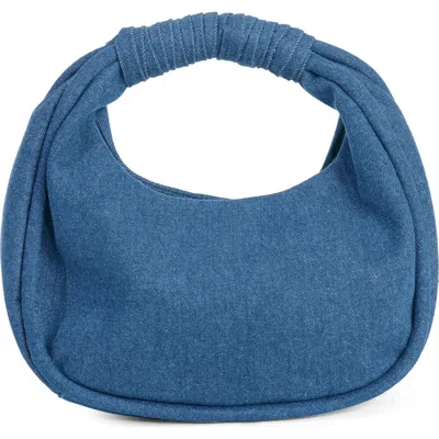 Naked Wardrobe Denim Mini Bag In Medium Wash