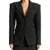 Naked Wardrobe Fitted Blazer In Black