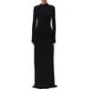 Naked Wardrobe Funnel Neck Long Sleeve Dress In Black