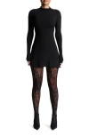Naked Wardrobe Butter Me Up Long Sleeve Jumpsuit In Black