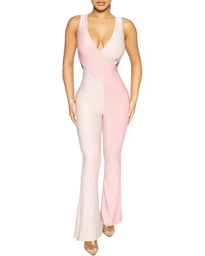 Naked Wardrobe Glow About It Jumpsuit In Pink