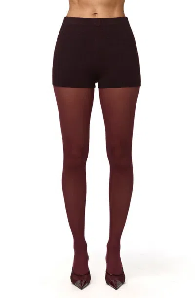 Naked Wardrobe Knit Hot Pants In Multi