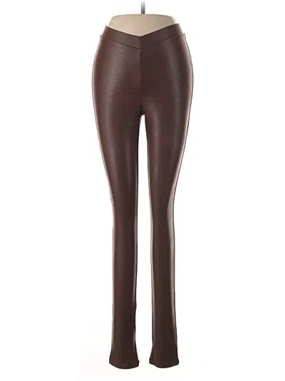 Pre-owned Naked Wardrobe Leggings In Brown
