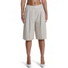 Naked Wardrobe Linen Suiting Shorts