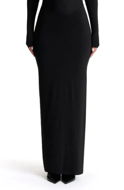 Naked Wardrobe Maked Maxi Skirt In Black