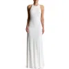 Naked Wardrobe Maxi Halter Dress In White