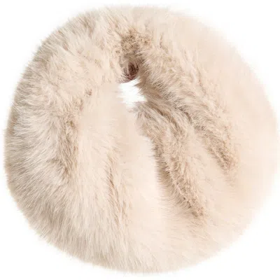 Naked Wardrobe Mini Faux Fur Bag In White