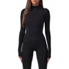 Naked Wardrobe Mock Neck Top In Black
