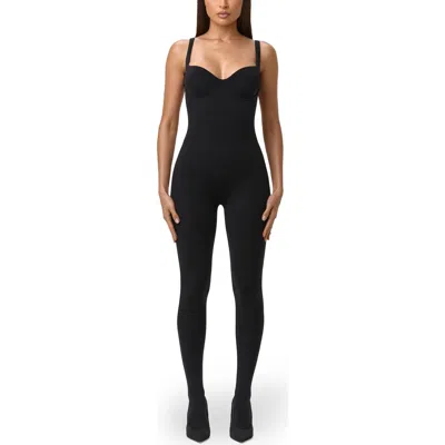 Naked Wardrobe Naked Tank Jumpsuit In Black
