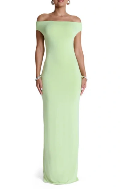 Naked Wardrobe Off The Shoulder Maxi Dress