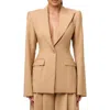 Naked Wardrobe One-button Blazer