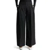 Naked Wardrobe Pinstripe Wide Leg Pants In Black