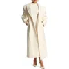 Naked Wardrobe Power Oversized Coat In Bone
