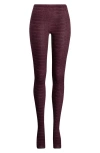 Naked Wardrobe Print Toe Leggings In Multi